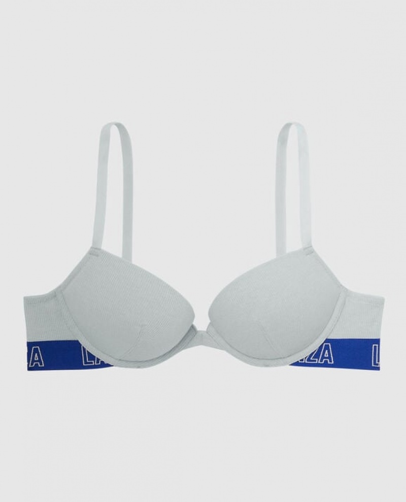 La Senza Push Up Bras Women Grey | S7PRc2go