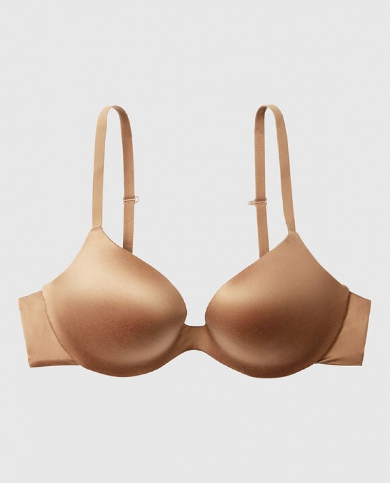 La Senza Push Up Bras Women Pecan | QMQ0E7Bk