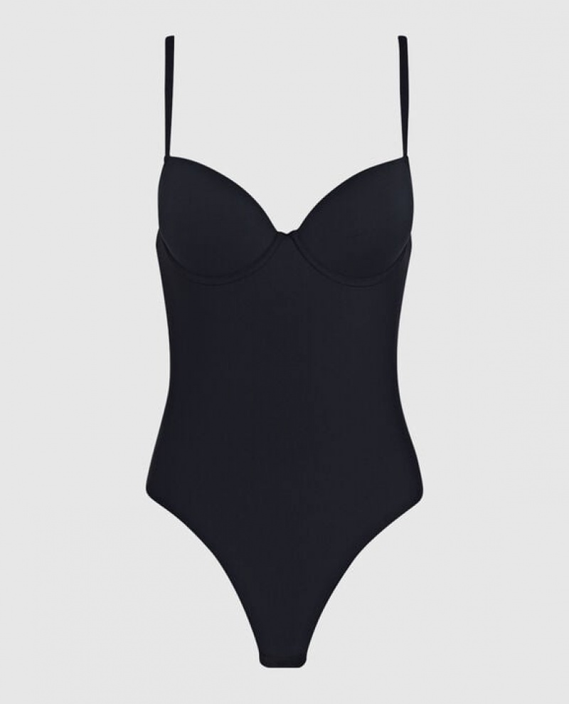 La Senza Smoothing Bodysuit Accessories Women Black | TNmMIepQ