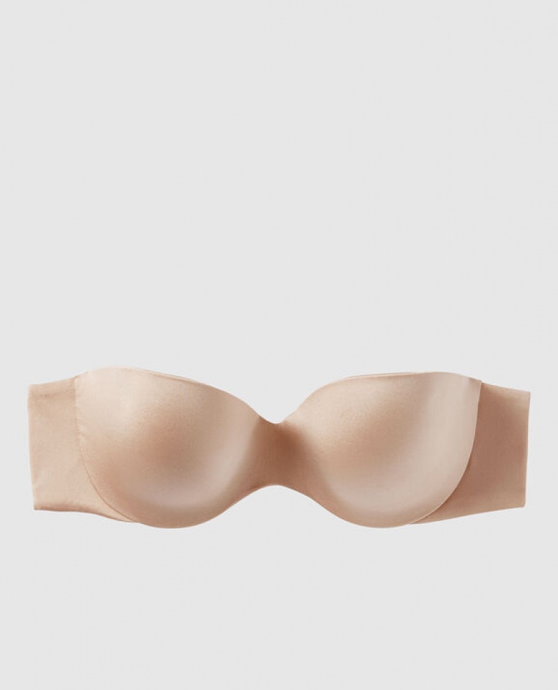 La Senza Strapless Lightly Lined Bras Women Rosetan | TruQwCsn