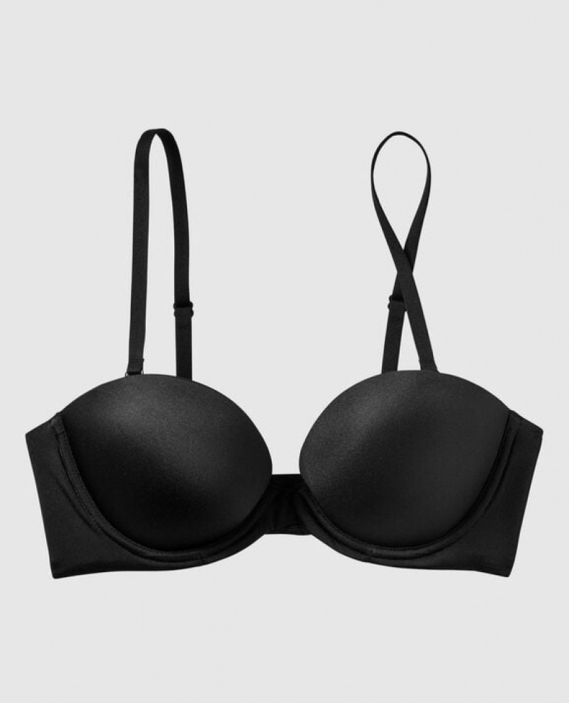 La Senza Strapless Push Up Bras Women Black | 2fUGE4sR