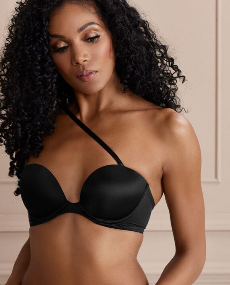 La Senza Strapless Push Up Bras Women Black | 2fUGE4sR