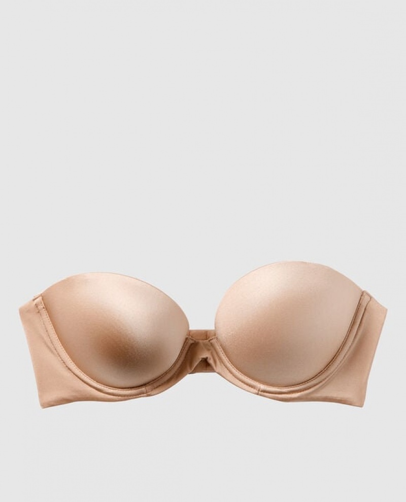 La Senza Strapless Push Up Bras Women Rosetan | I0tcoS9h