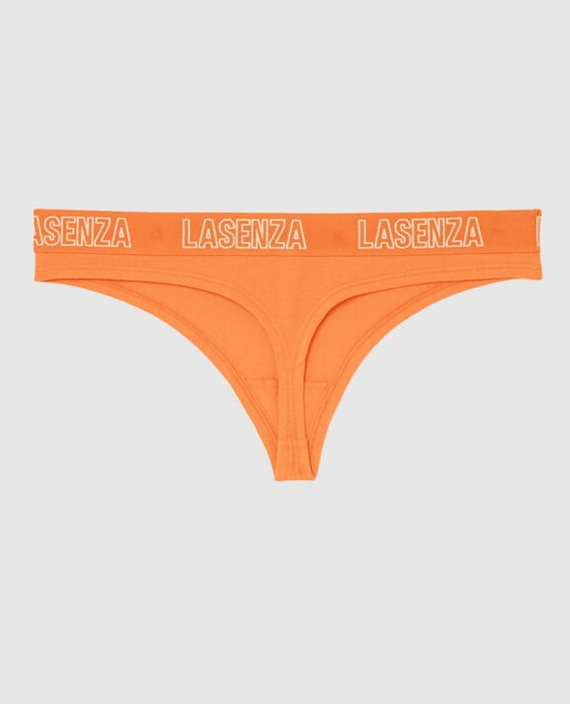 La Senza Thong Panty Underwear Women Apricot | 1z52UNOx