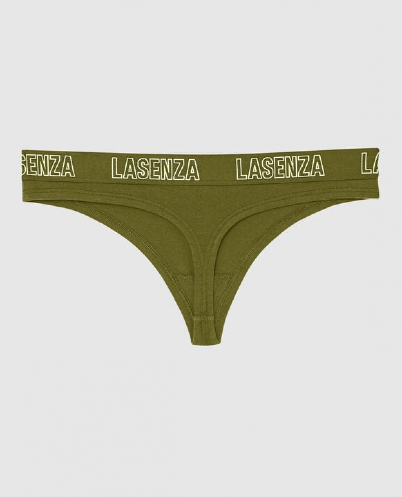 La Senza Thong Panty Underwear Women Avocado | N5MlAQCs