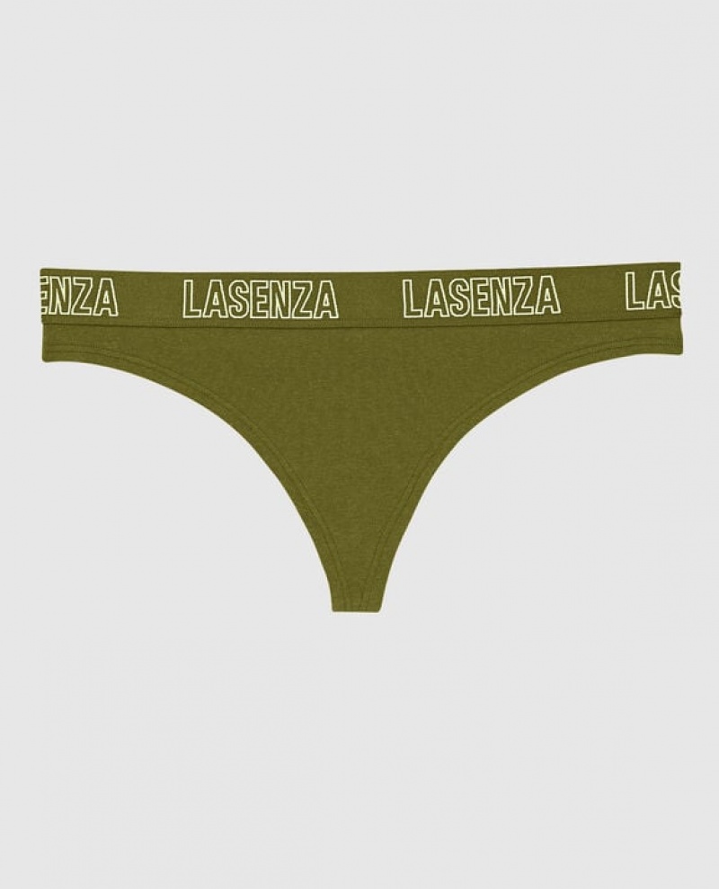 La Senza Thong Panty Underwear Women Avocado | N5MlAQCs