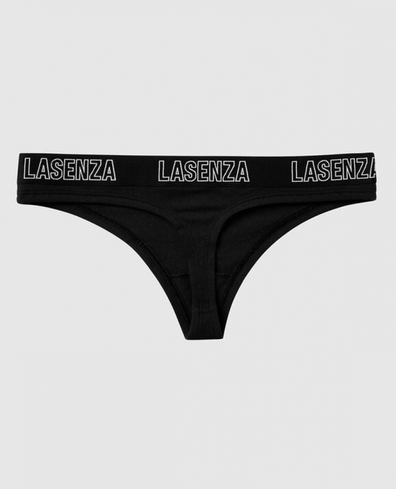 La Senza Thong Panty Underwear Women Black | ZqAsAh6z