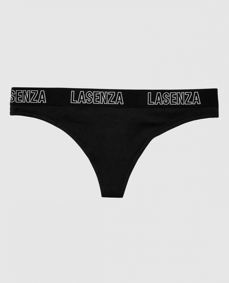 La Senza Thong Panty Underwear Women Black | ZqAsAh6z