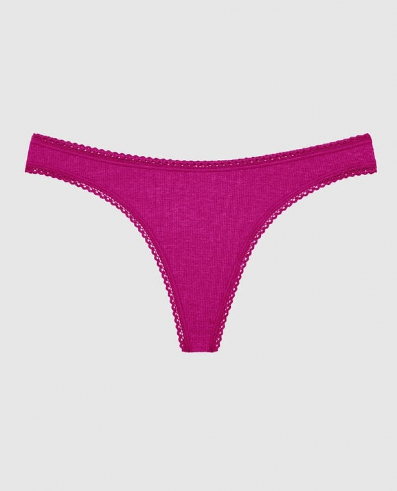 La Senza Thong Panty Underwear Women Pink | 0D0AmvRZ