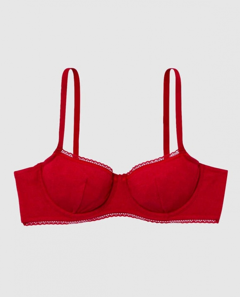 La Senza Unlined Balconette Bras Women Red | Zl0RzMeo