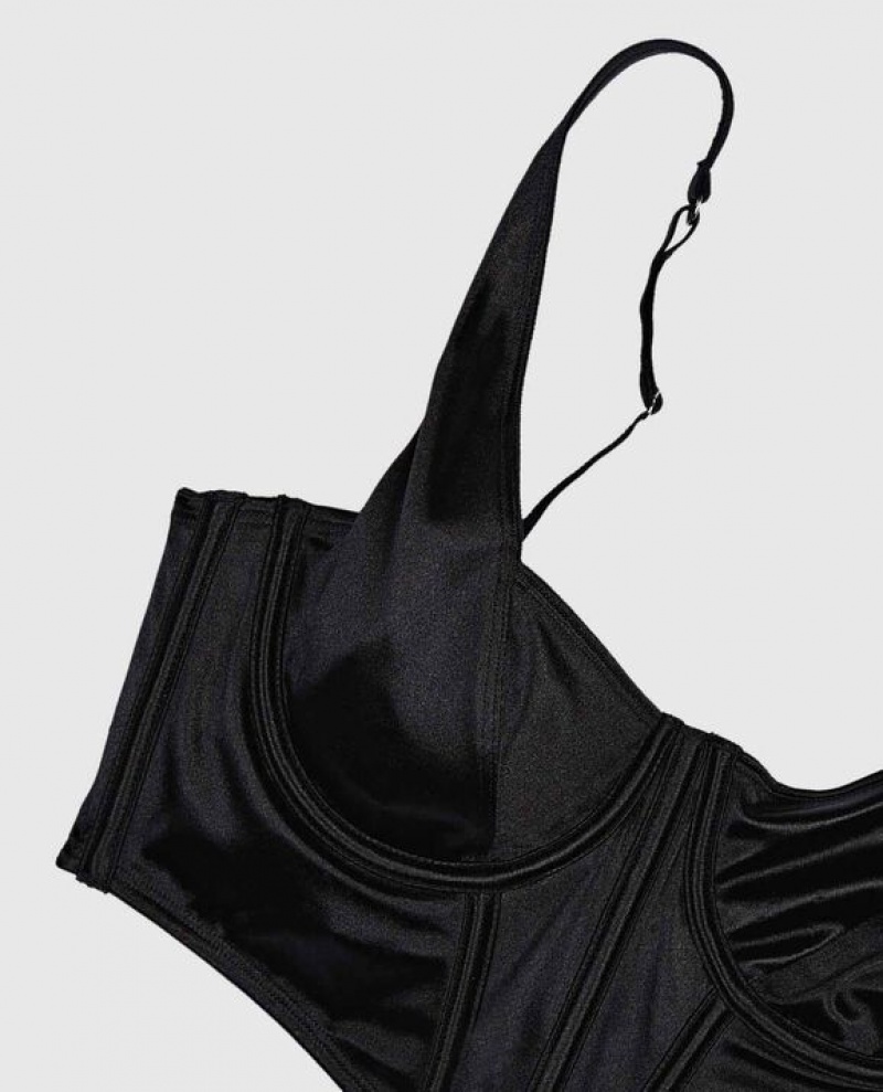 La Senza Unlined Top Bras Women Black | pfDlkH8S