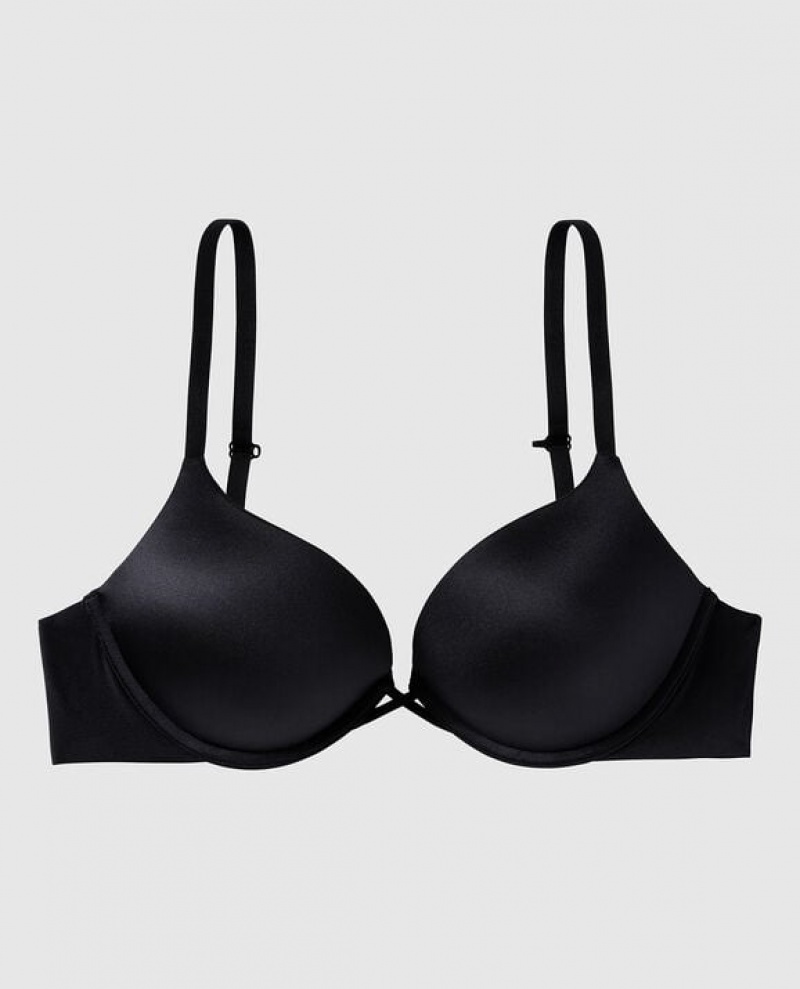 La Senza Up 2 Cup Push Up Bras Women Black | tomY3K90